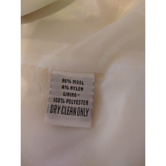 Talbots wool cream blazer Size 10p Boho Classic - Picture 9 of 9